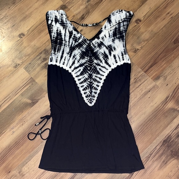 Victoria’s Secret “Vintage beach Tees” Tie Dye Dress Swim Coverup one size - Picture 1 of 8
